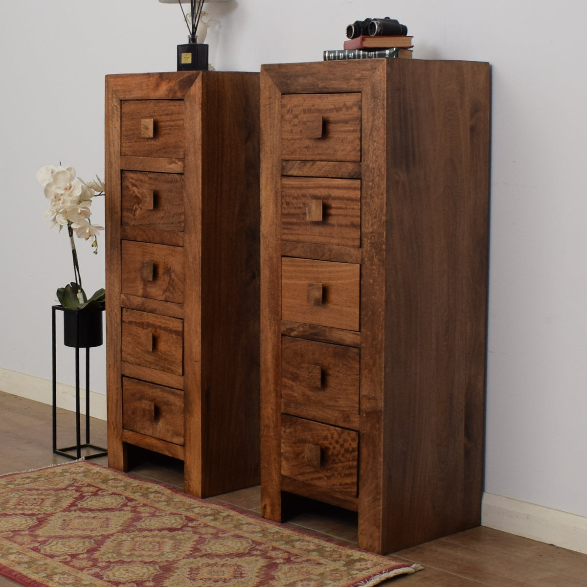 Pair Of Mango Chests of Drawers