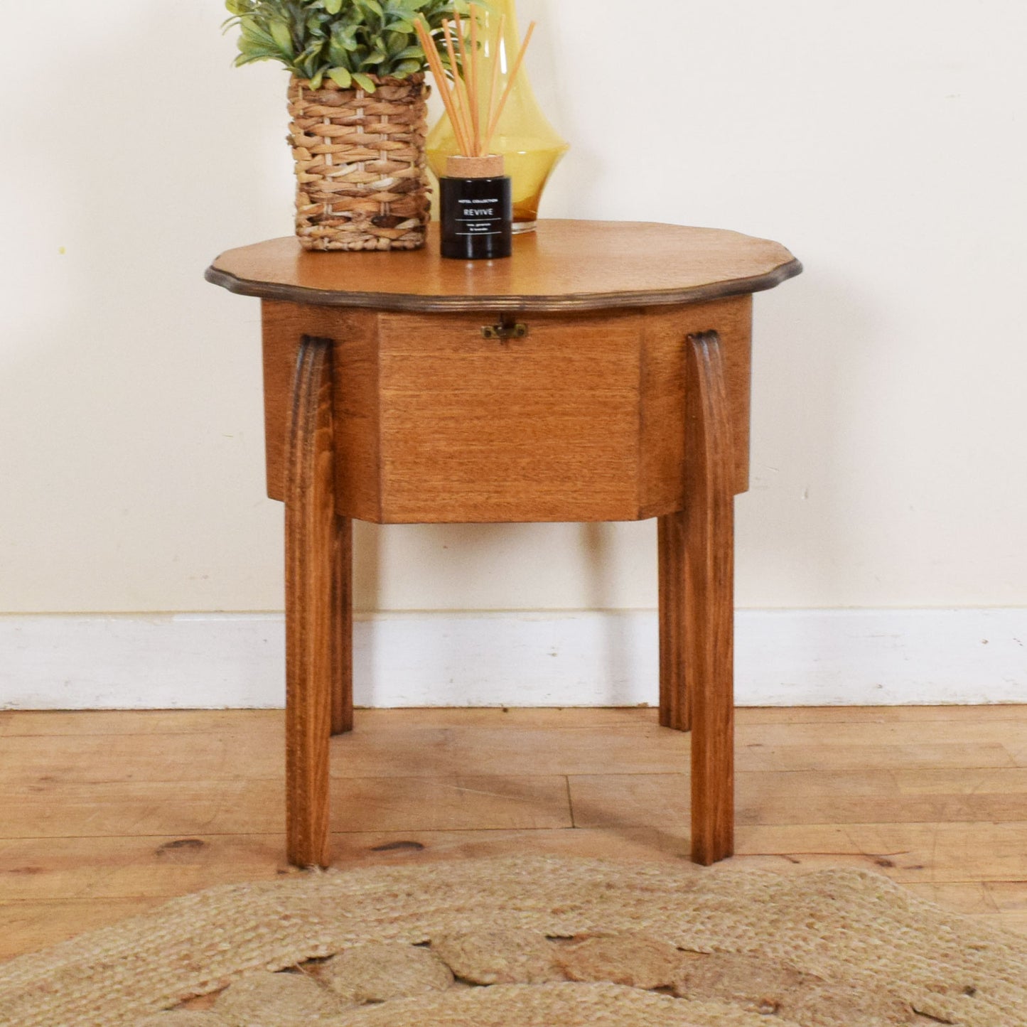 Restored Oak Sewing Box