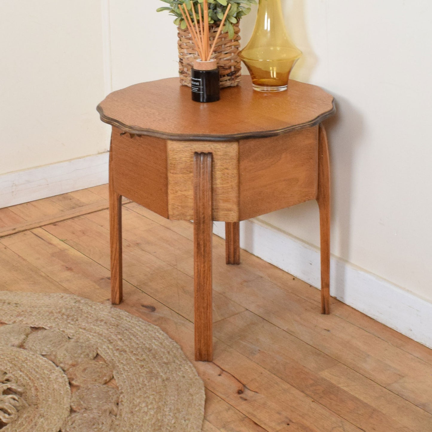 Restored Oak Sewing Box