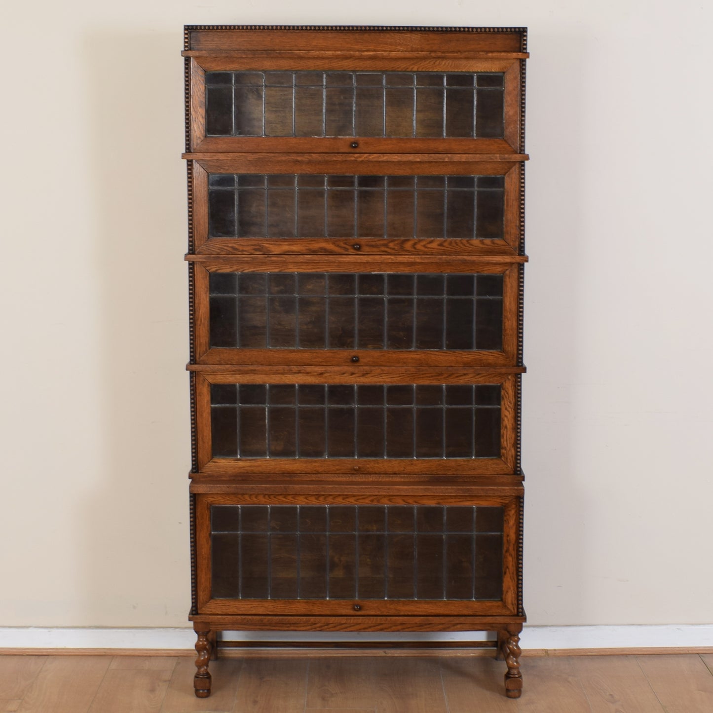 Oak Tall Barristers Bookcase