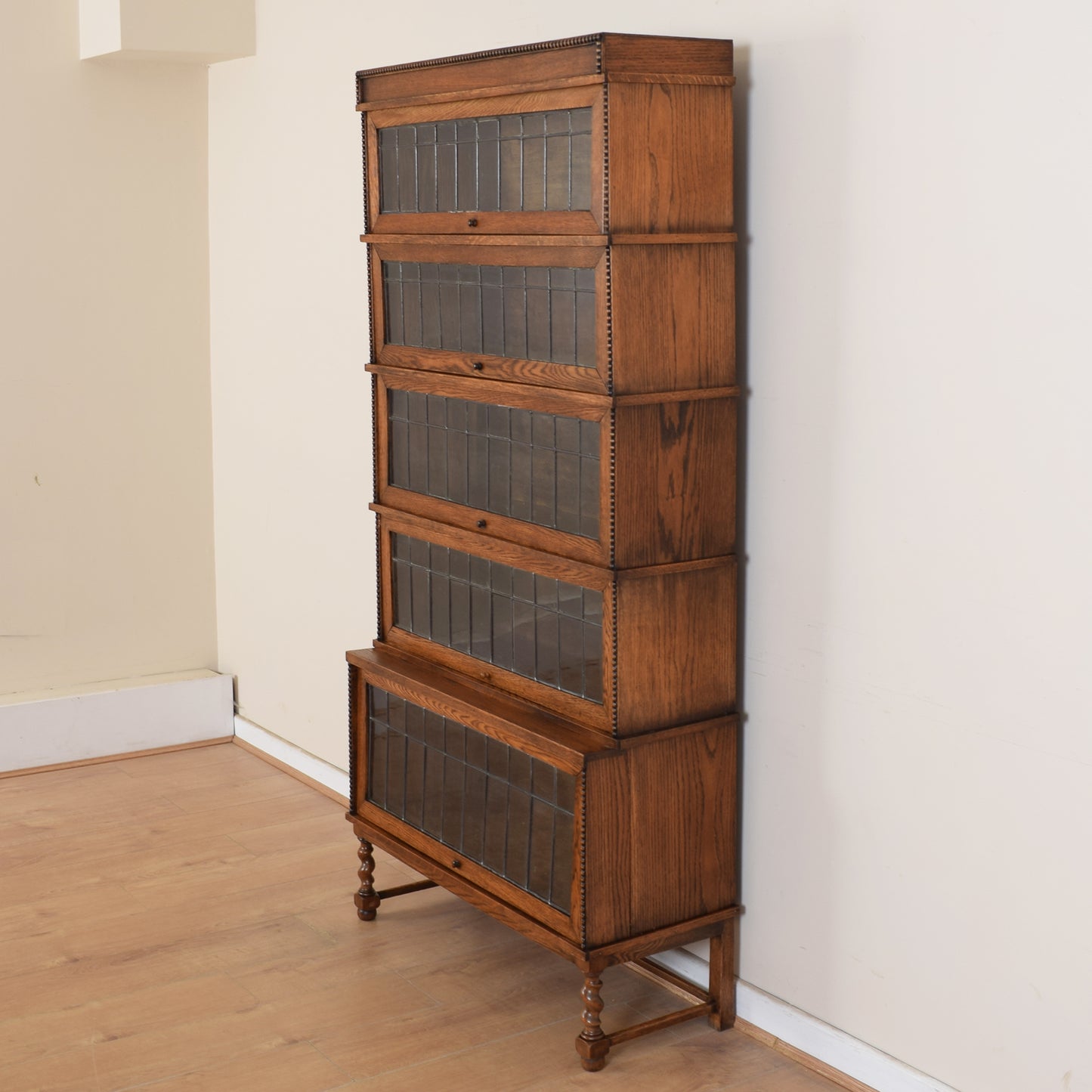 Oak Tall Barristers Bookcase