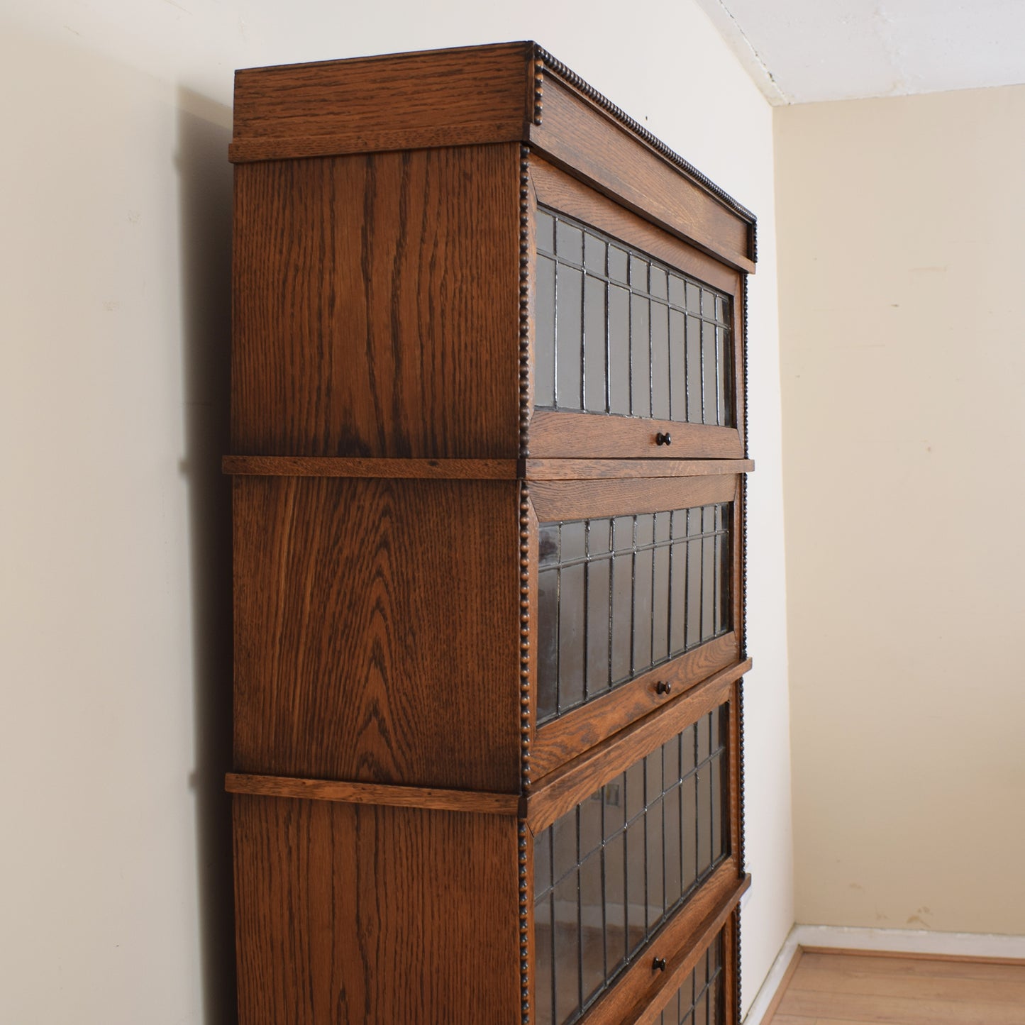 Oak Tall Barristers Bookcase
