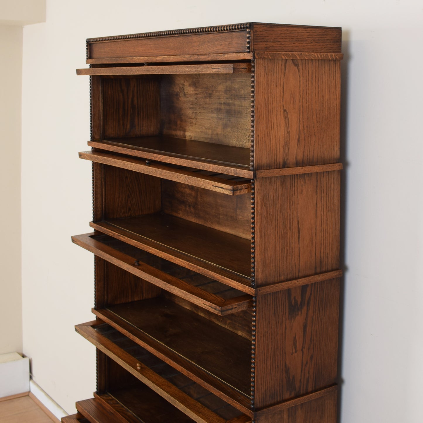 Oak Tall Barristers Bookcase