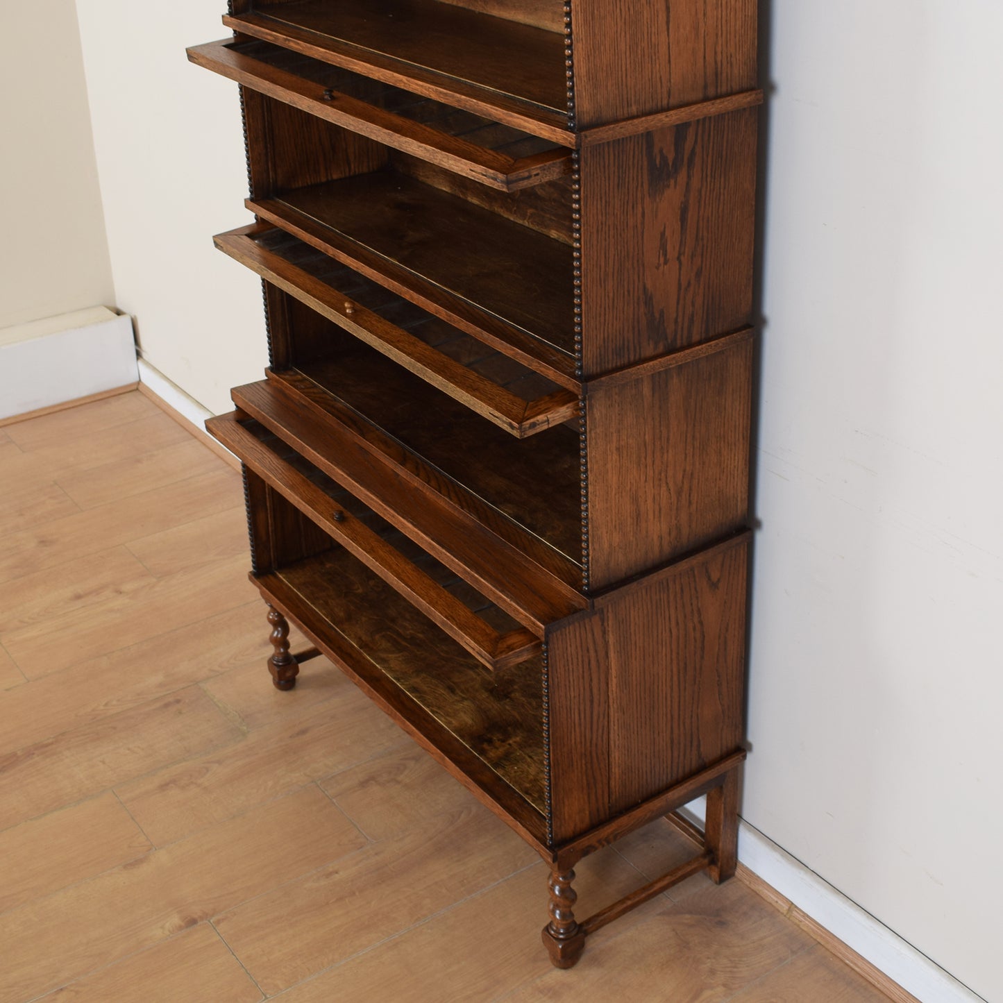 Oak Tall Barristers Bookcase