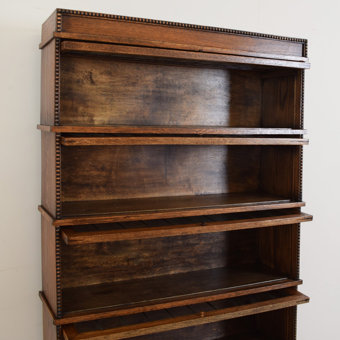 Oak Tall Barristers Bookcase