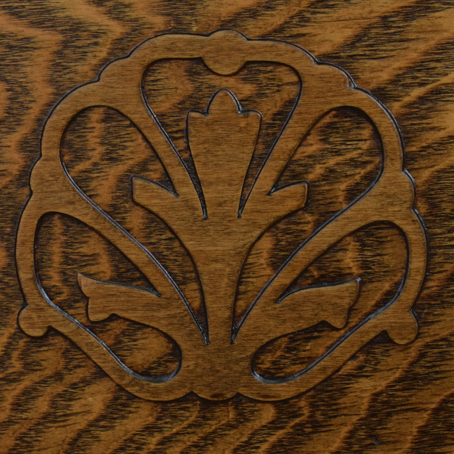 Carved Oak Blanket Box