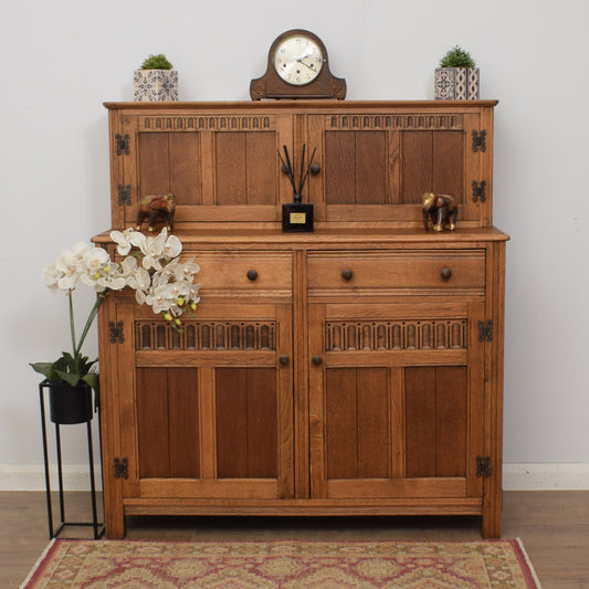 Restored Oak Court Cabinet