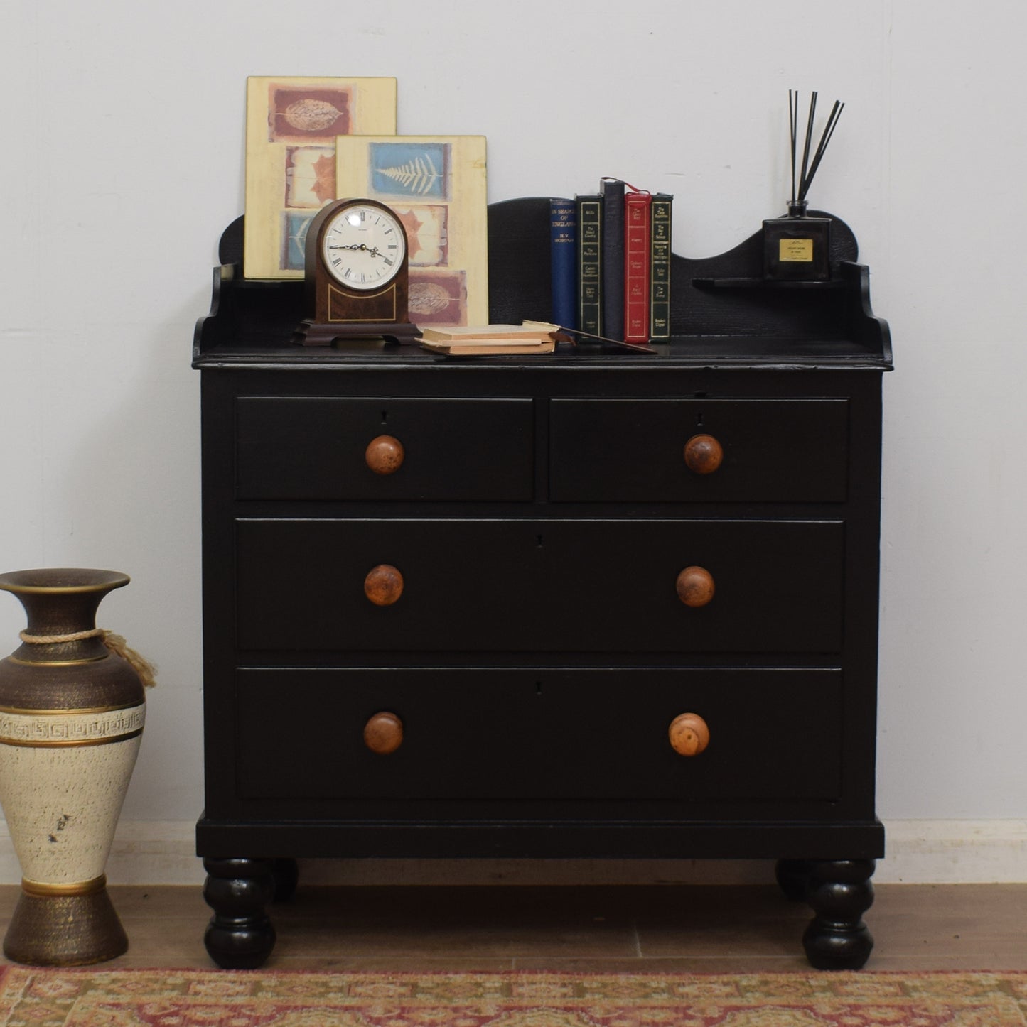 Painted Pine Chest of Drawers