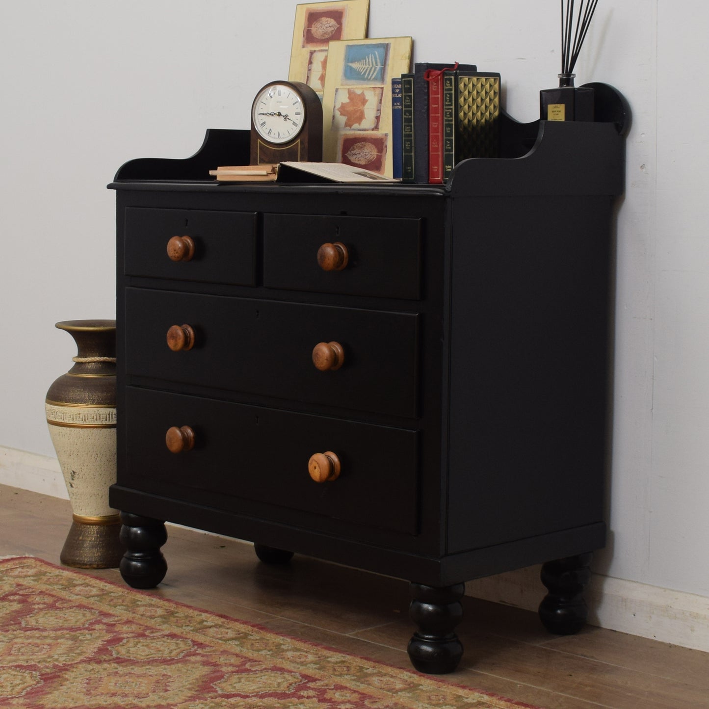 Painted Pine Chest of Drawers