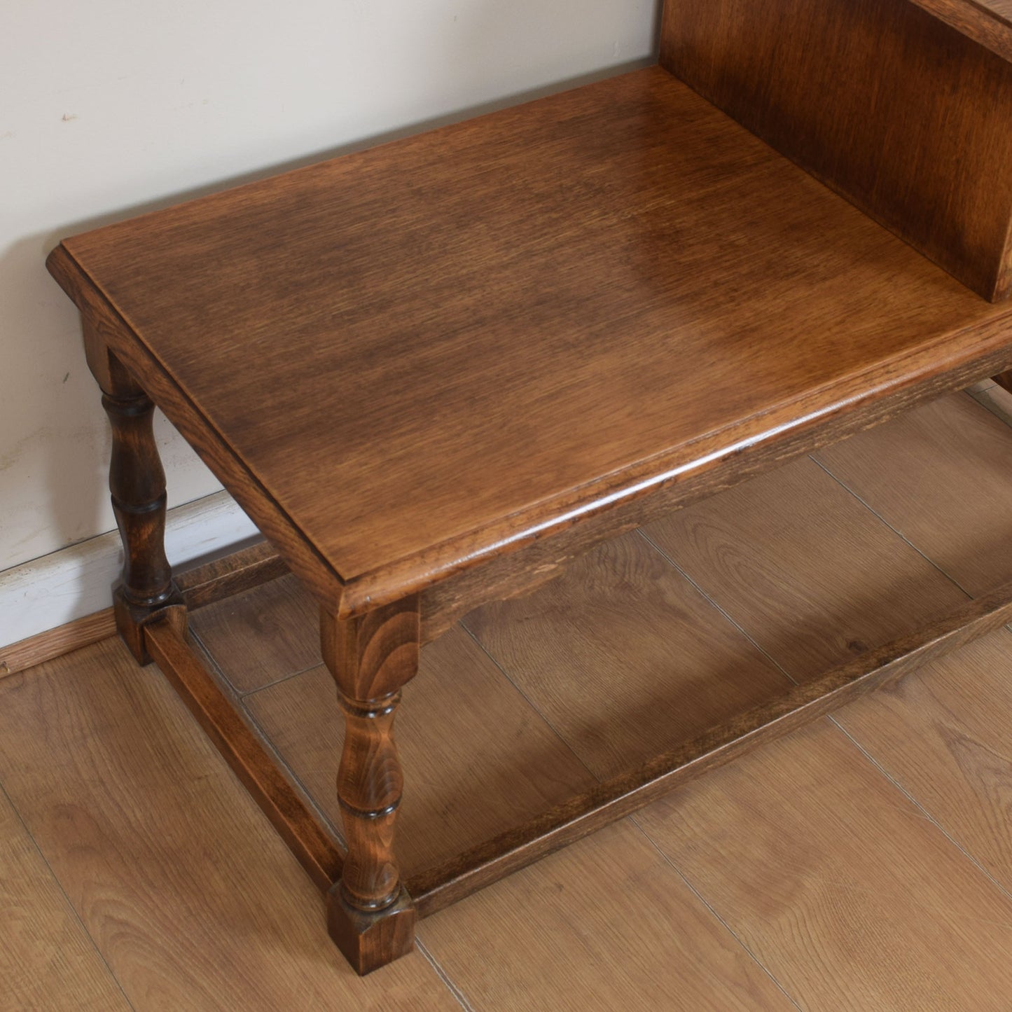 Oak Telephone Seat
