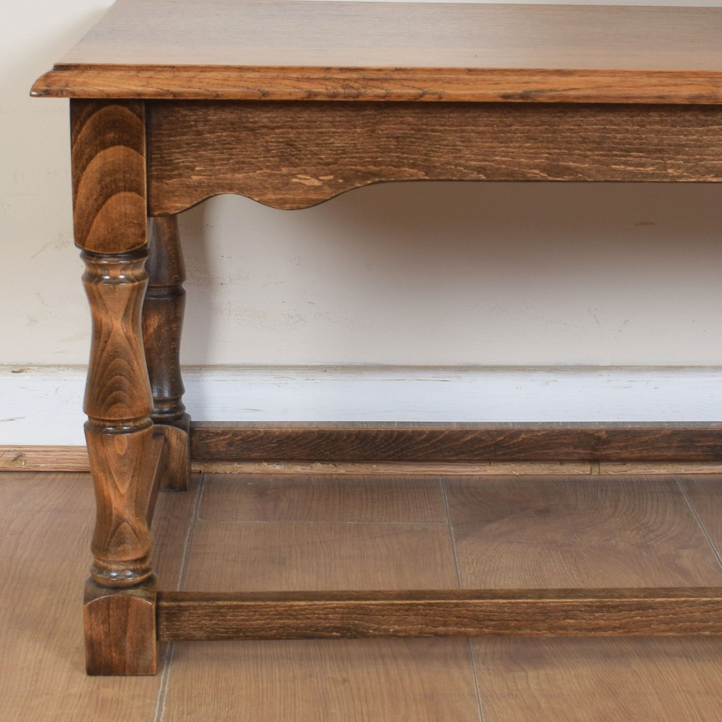 Oak Telephone Seat