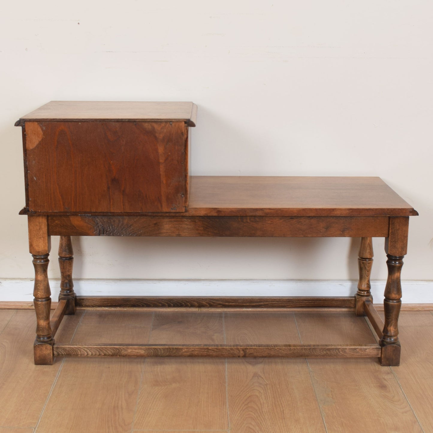 Oak Telephone Seat