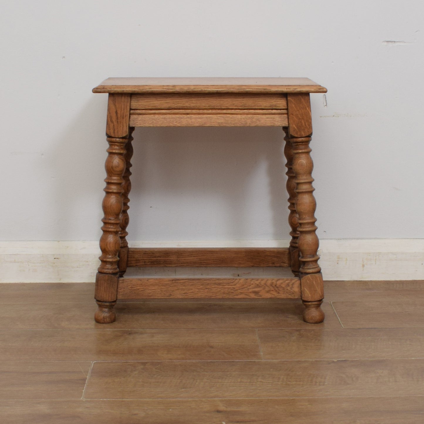 Restored Oak Side Table
