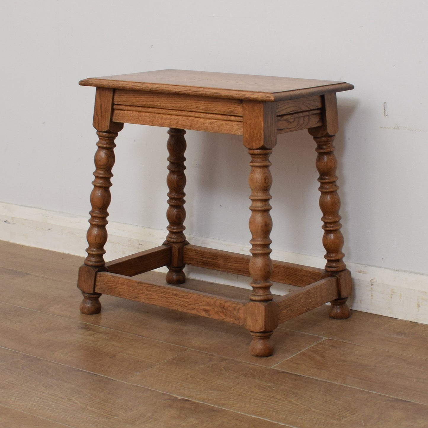 Restored Oak Side Table