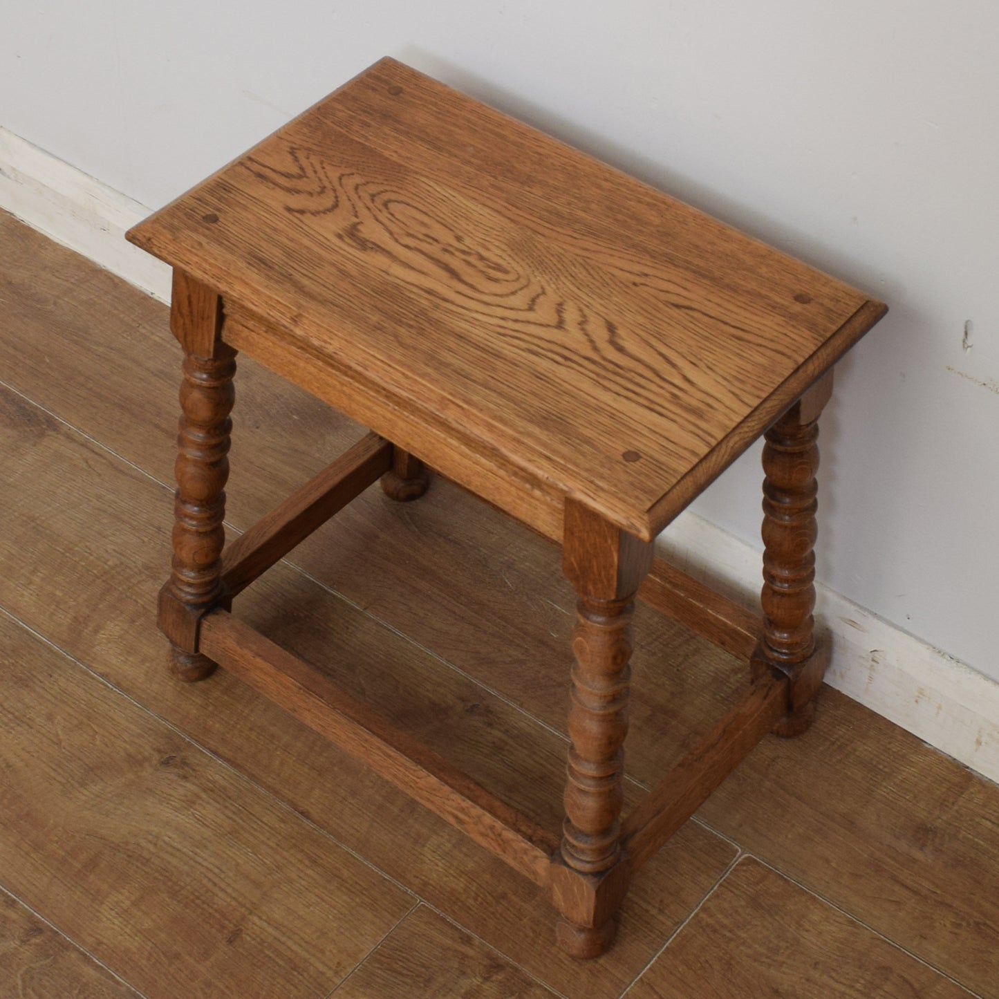 Restored Oak Side Table