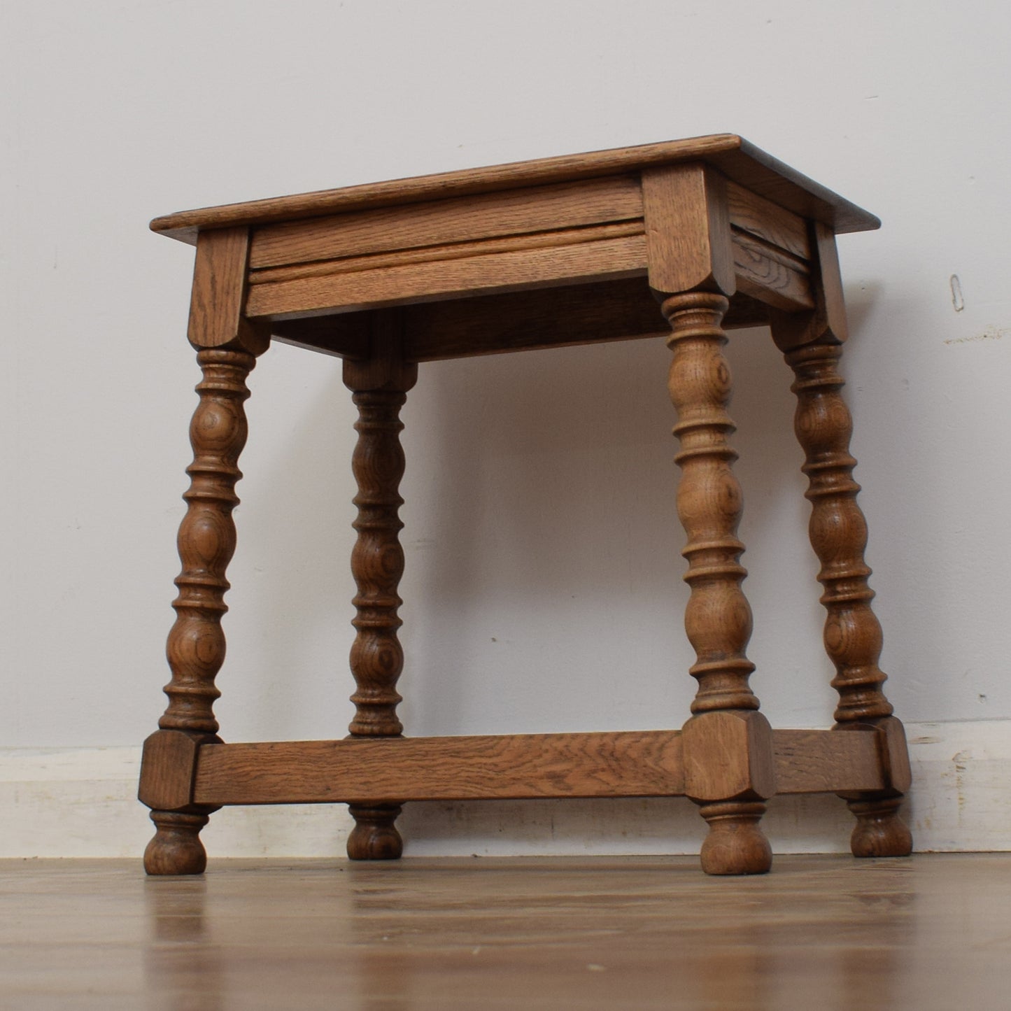 Restored Oak Side Table