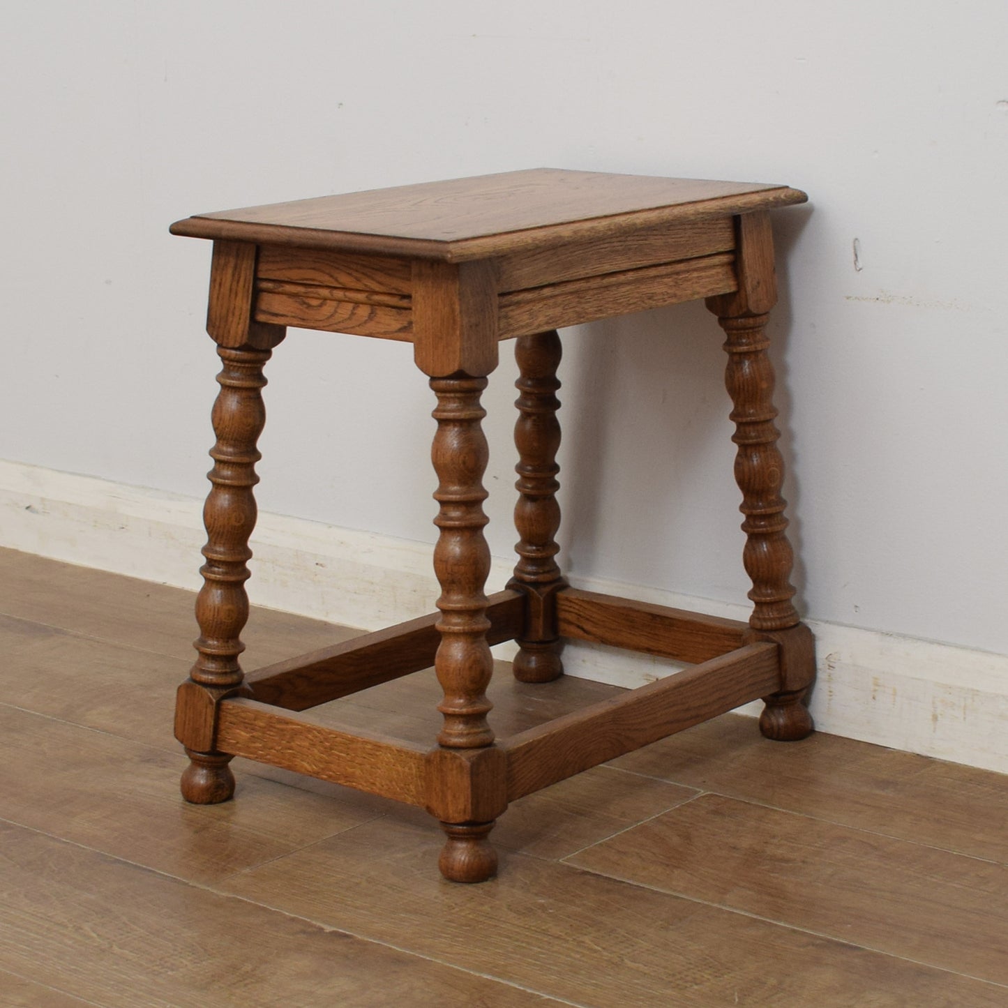 Restored Oak Side Table