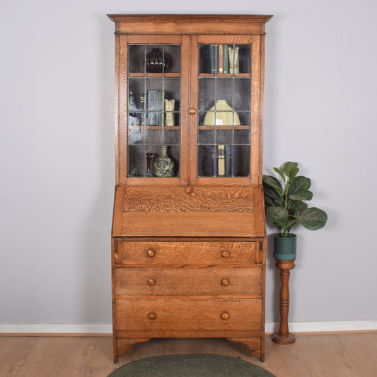 Glazed Bureau Bookcase