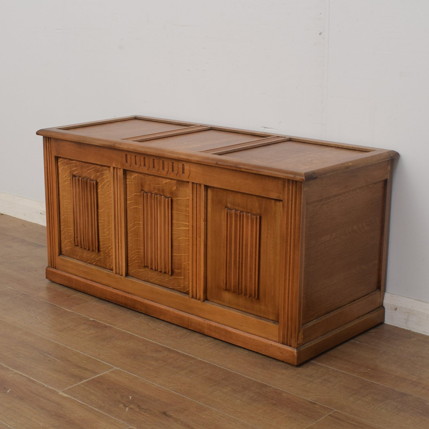 Restored Oak Blanket Box