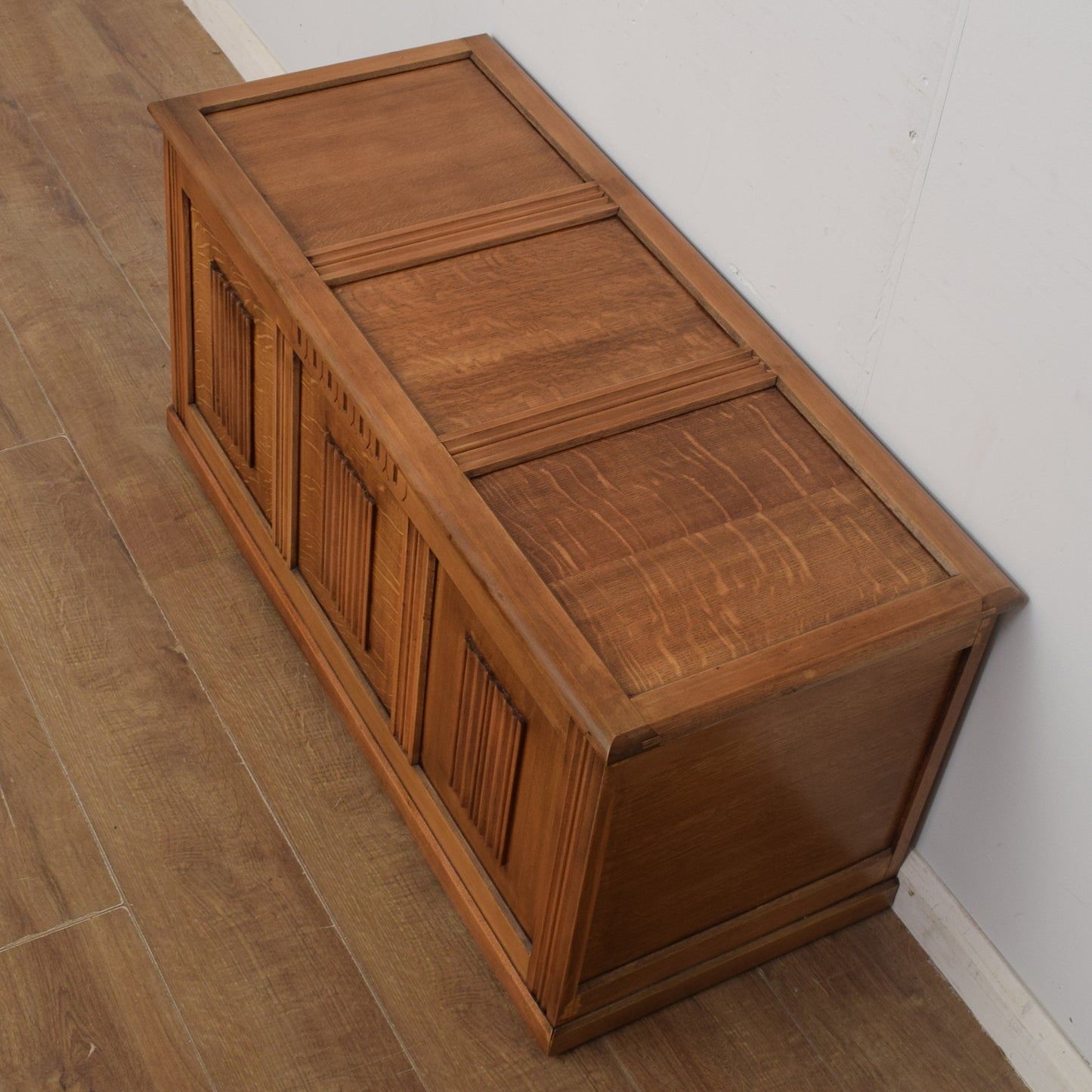 Restored Oak Blanket Box