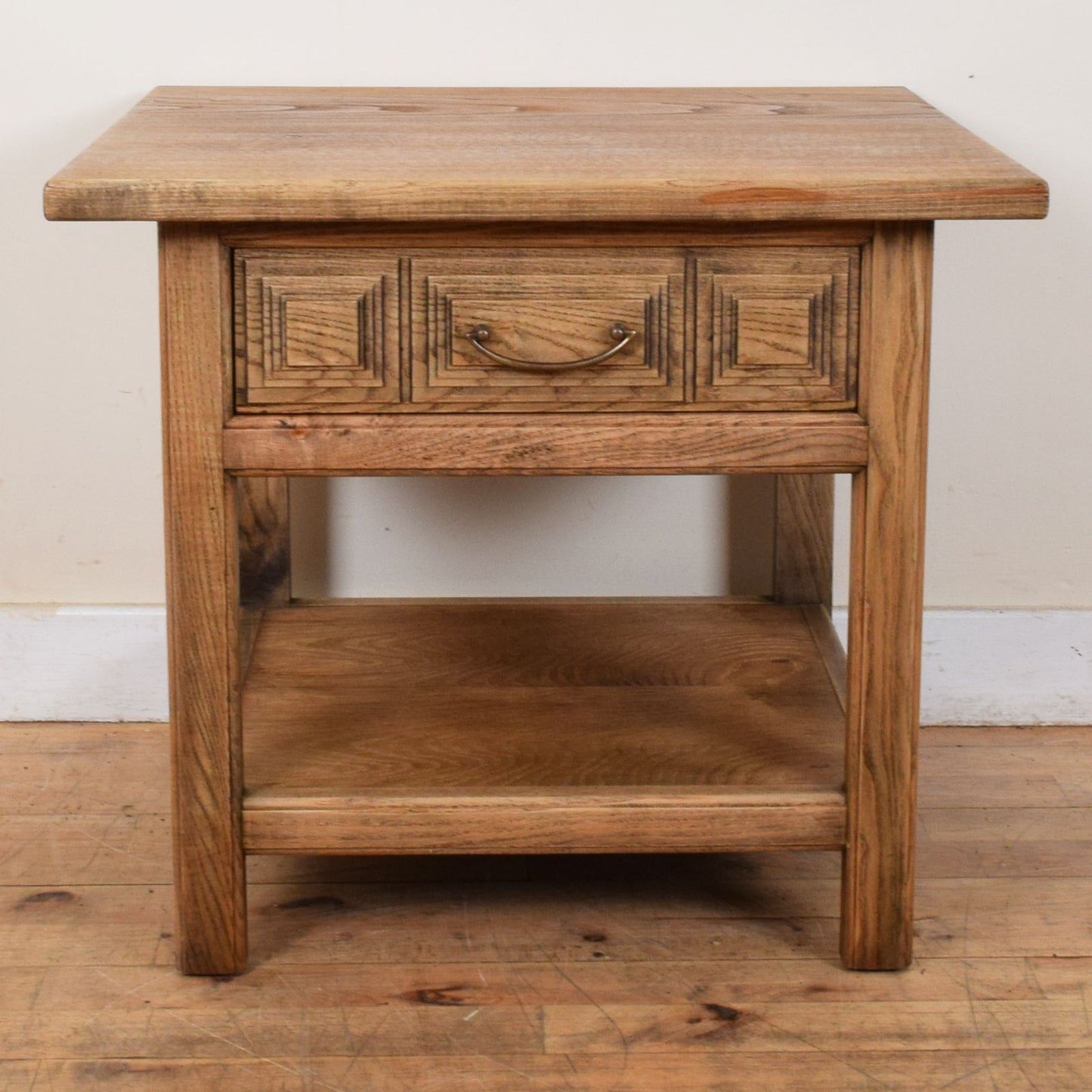 Restored Oak Side Table