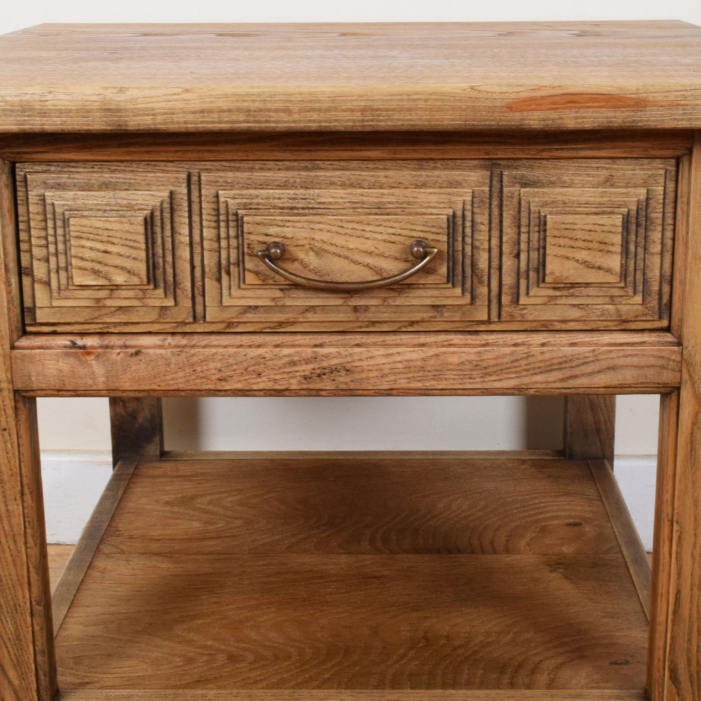 Restored Oak Side Table