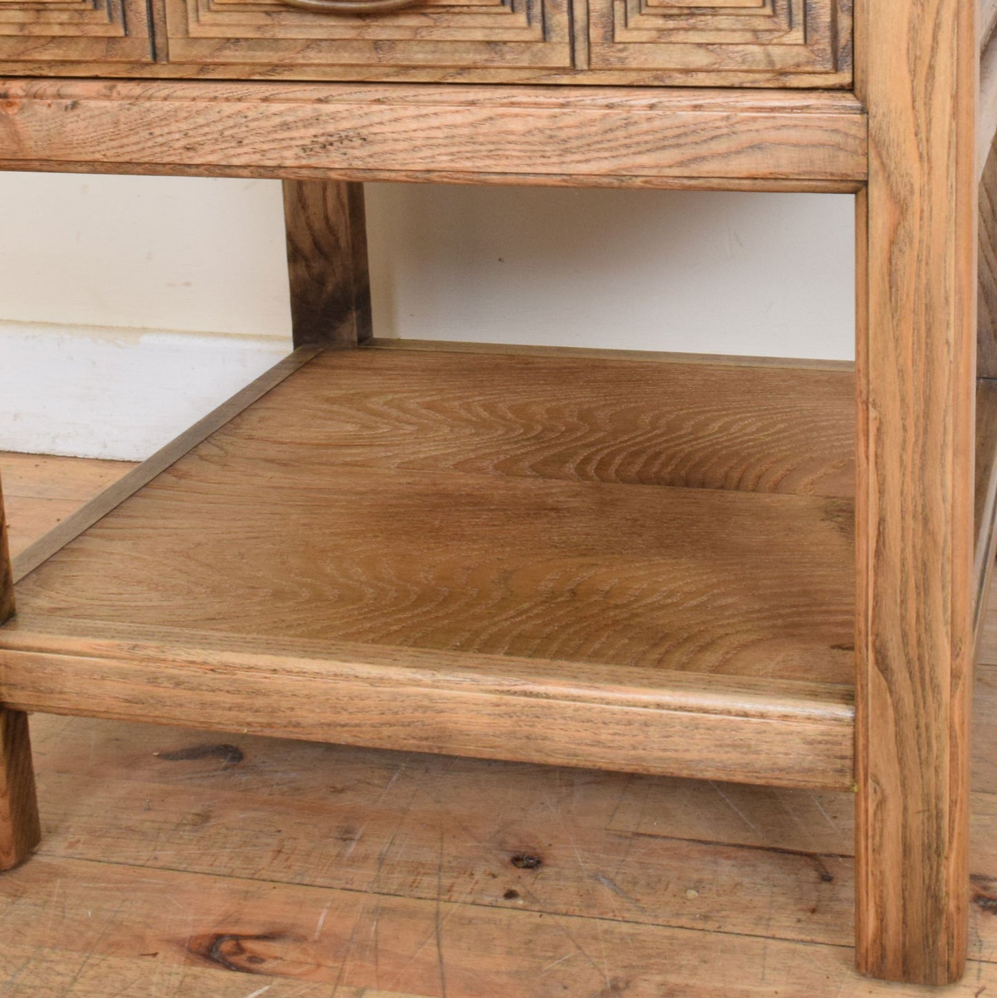 Restored Oak Side Table