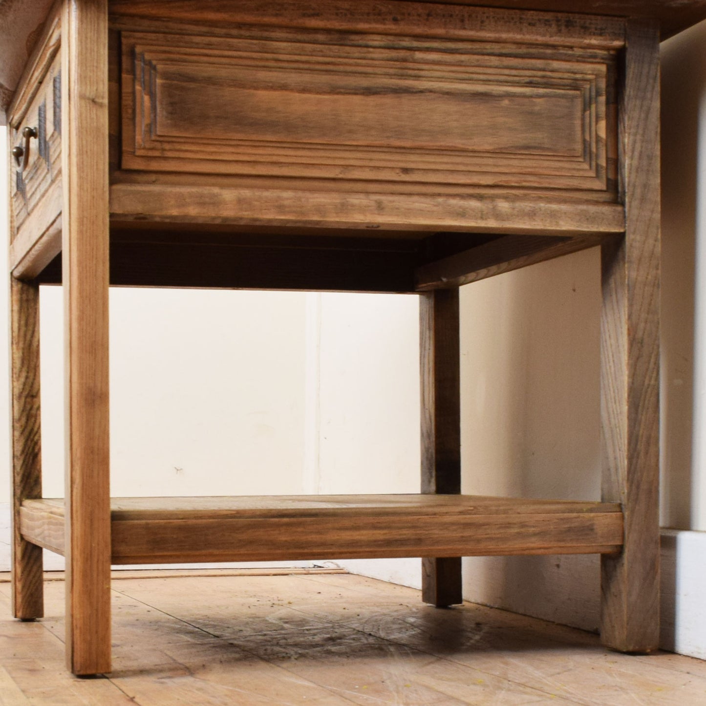 Restored Oak Side Table