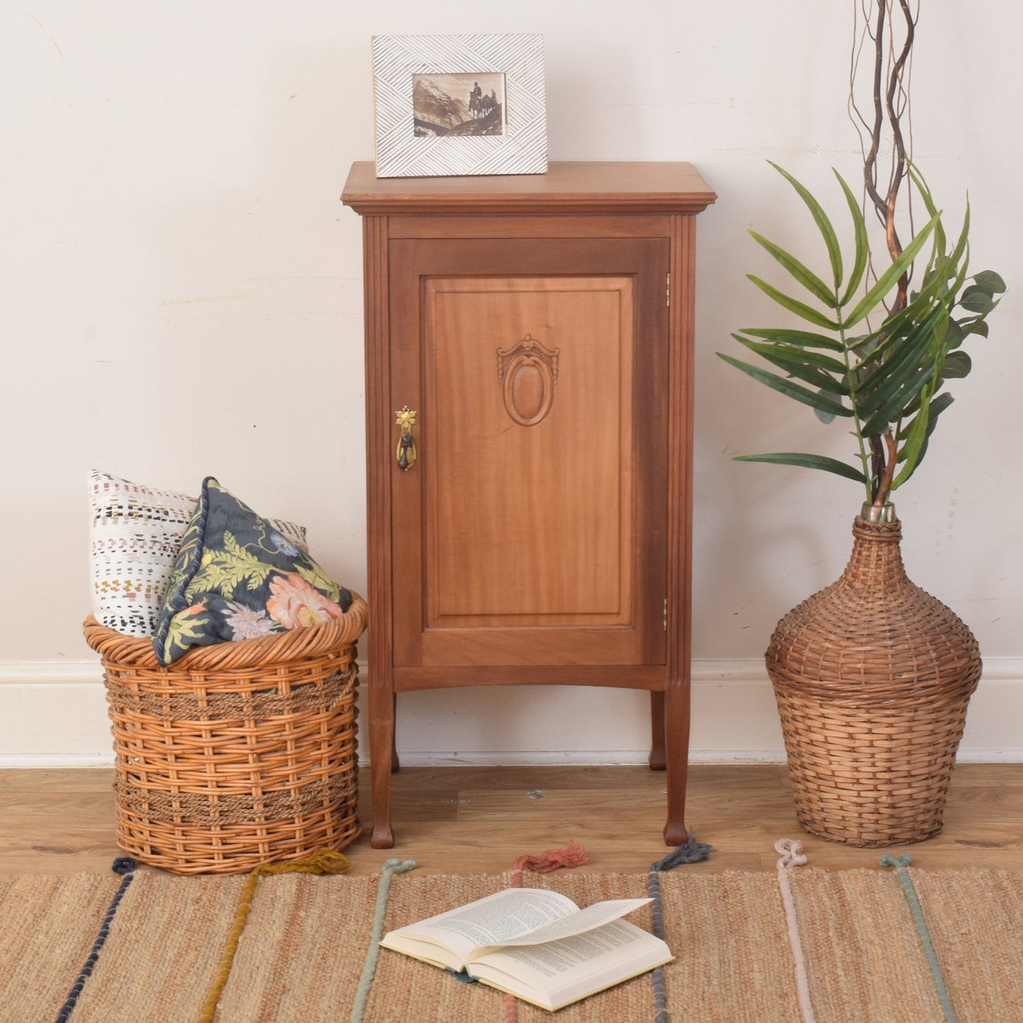 Mahogany Music Cabinet