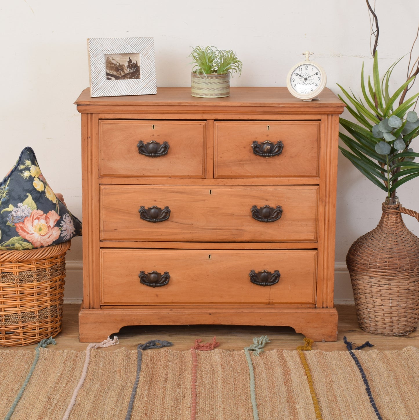 Satinwood Chest Of Drawers