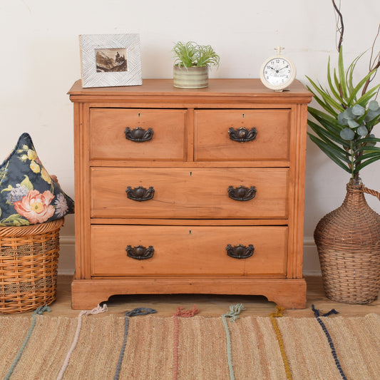 Satinwood Chest Of Drawers