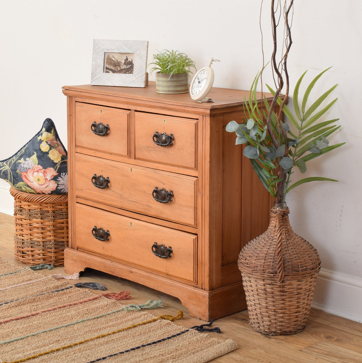 Satinwood Chest Of Drawers