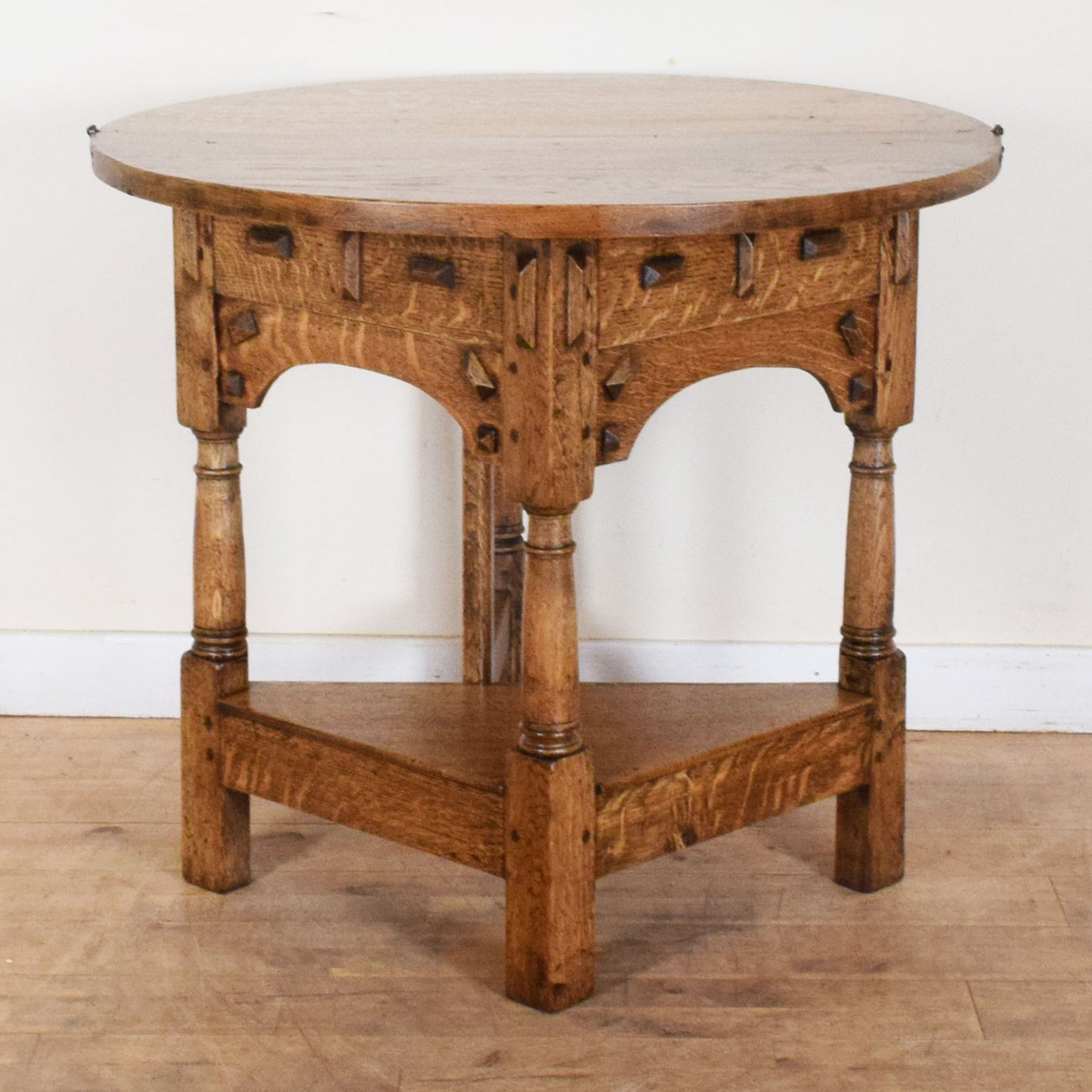 Carved Folding Hall Table