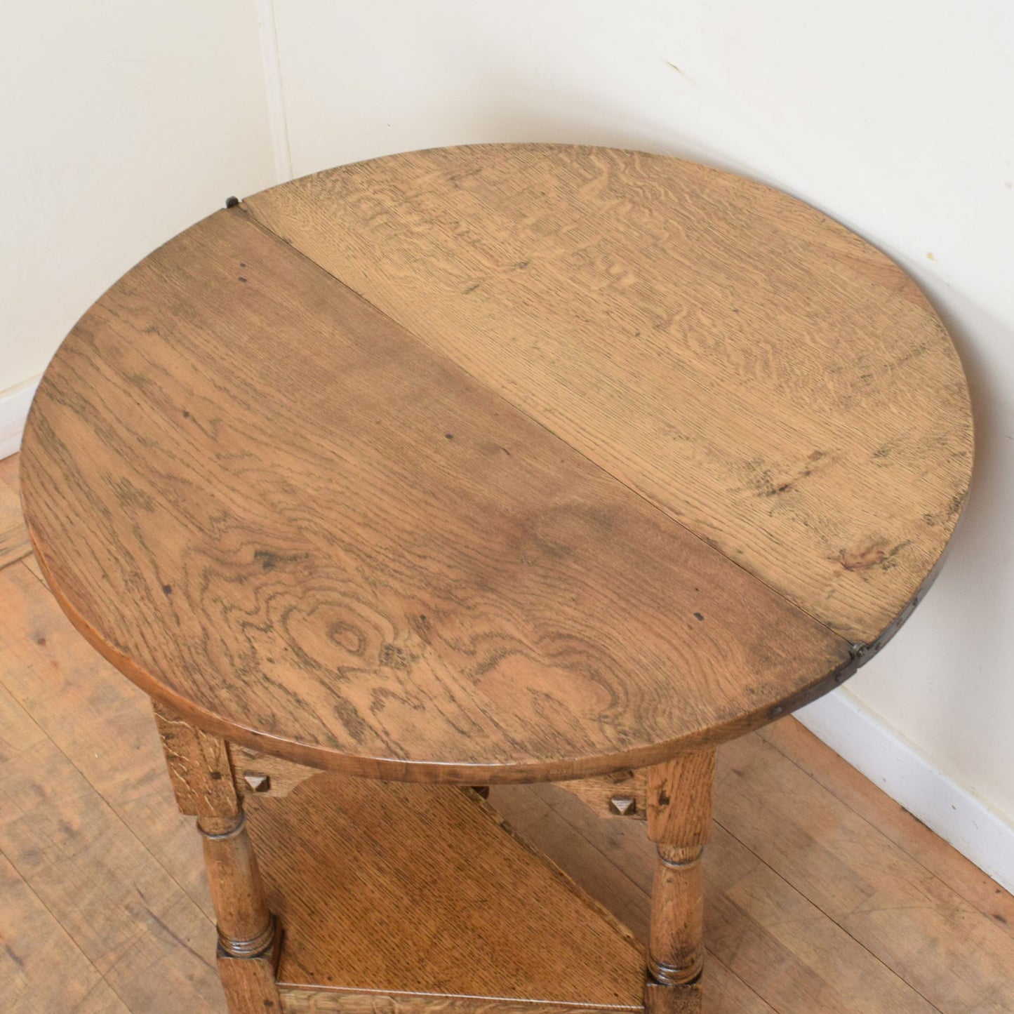 Carved Folding Hall Table