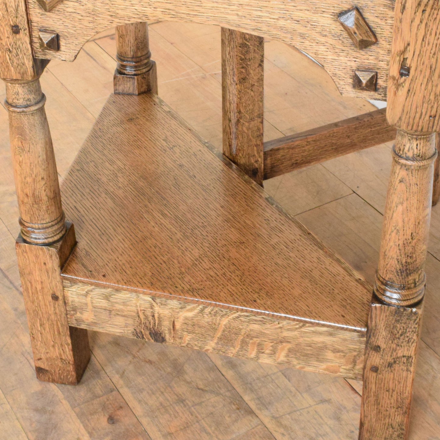 Carved Folding Hall Table