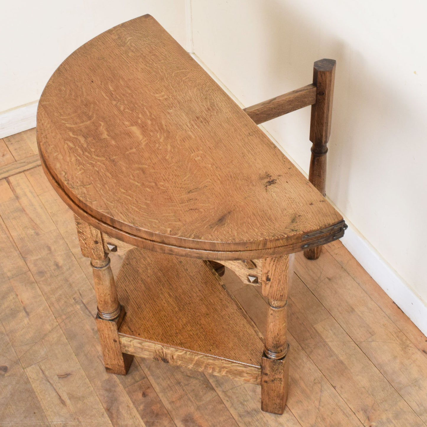 Carved Folding Hall Table