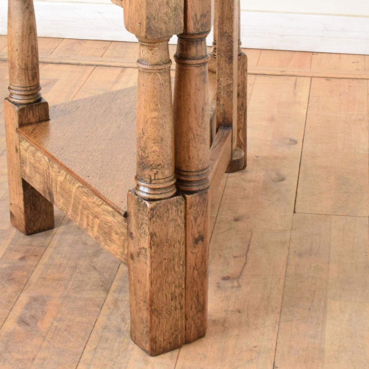 Carved Folding Hall Table