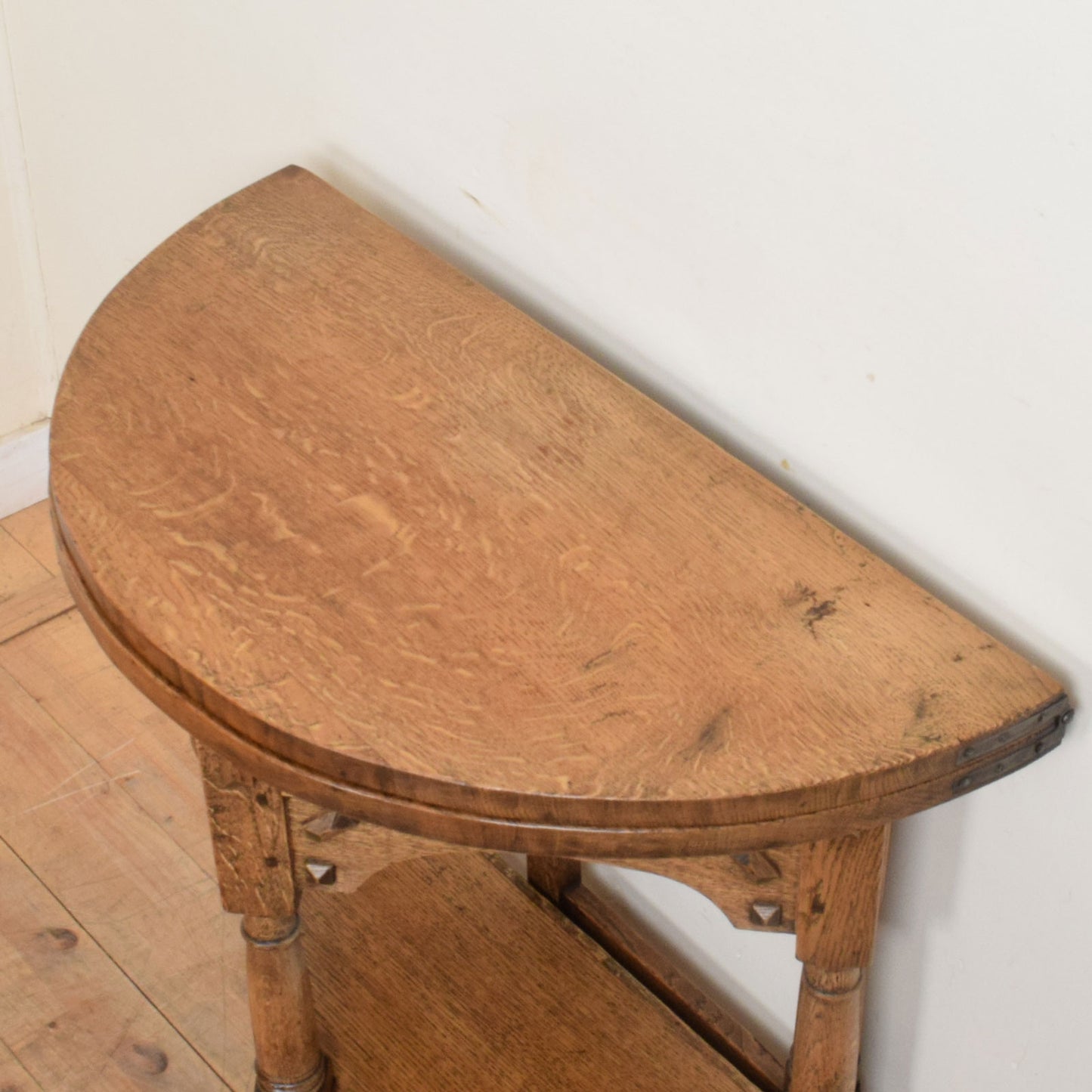 Carved Folding Hall Table