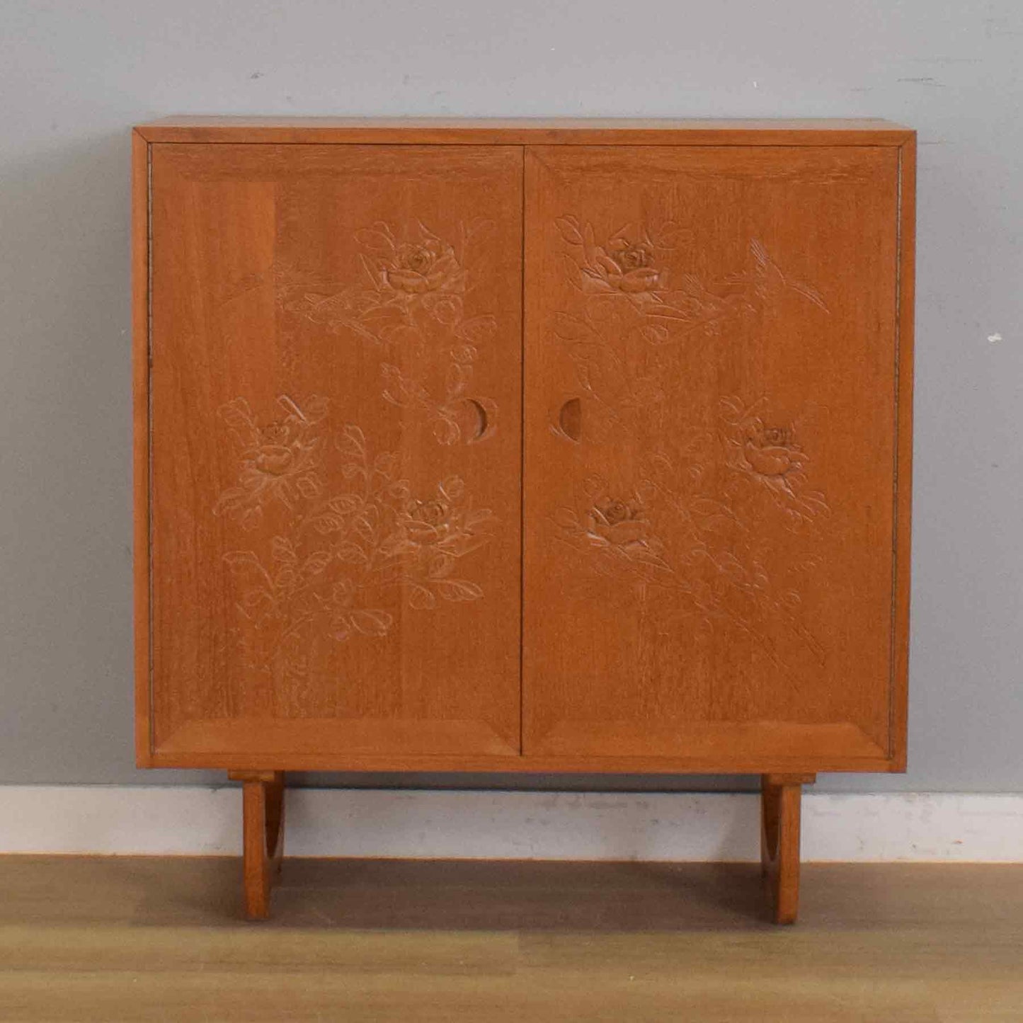Mid-Century Carved Cabinet