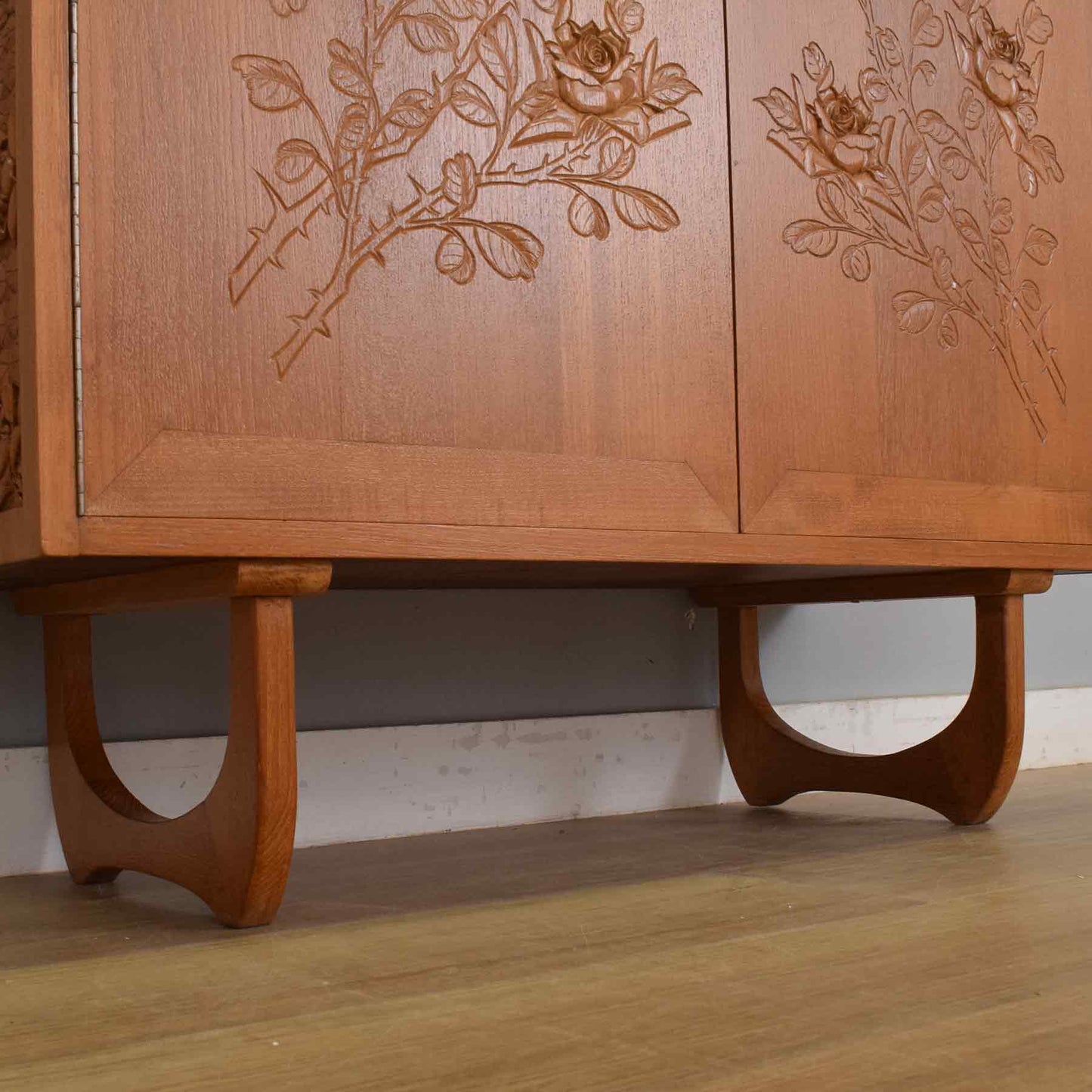 Mid-Century Carved Cabinet