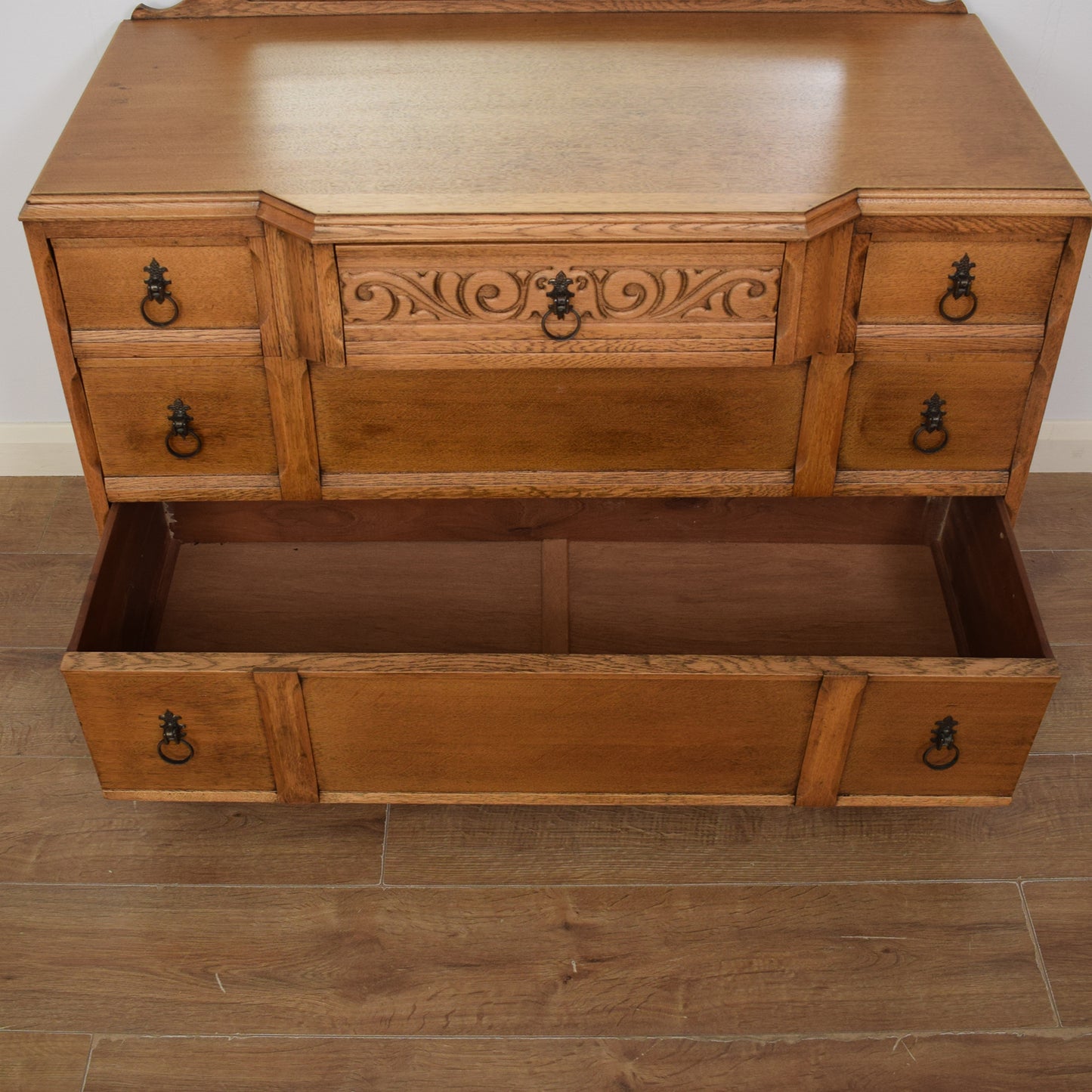 Restored Oak Dressing Table