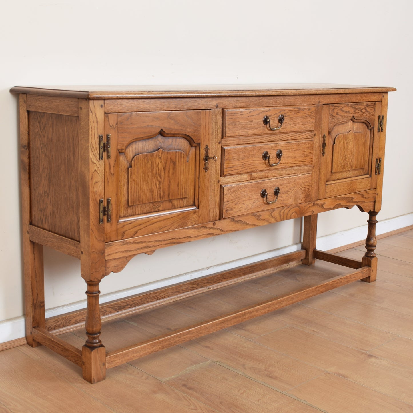 Vintage Titchmarsh and Goodwin Oak Sideboard