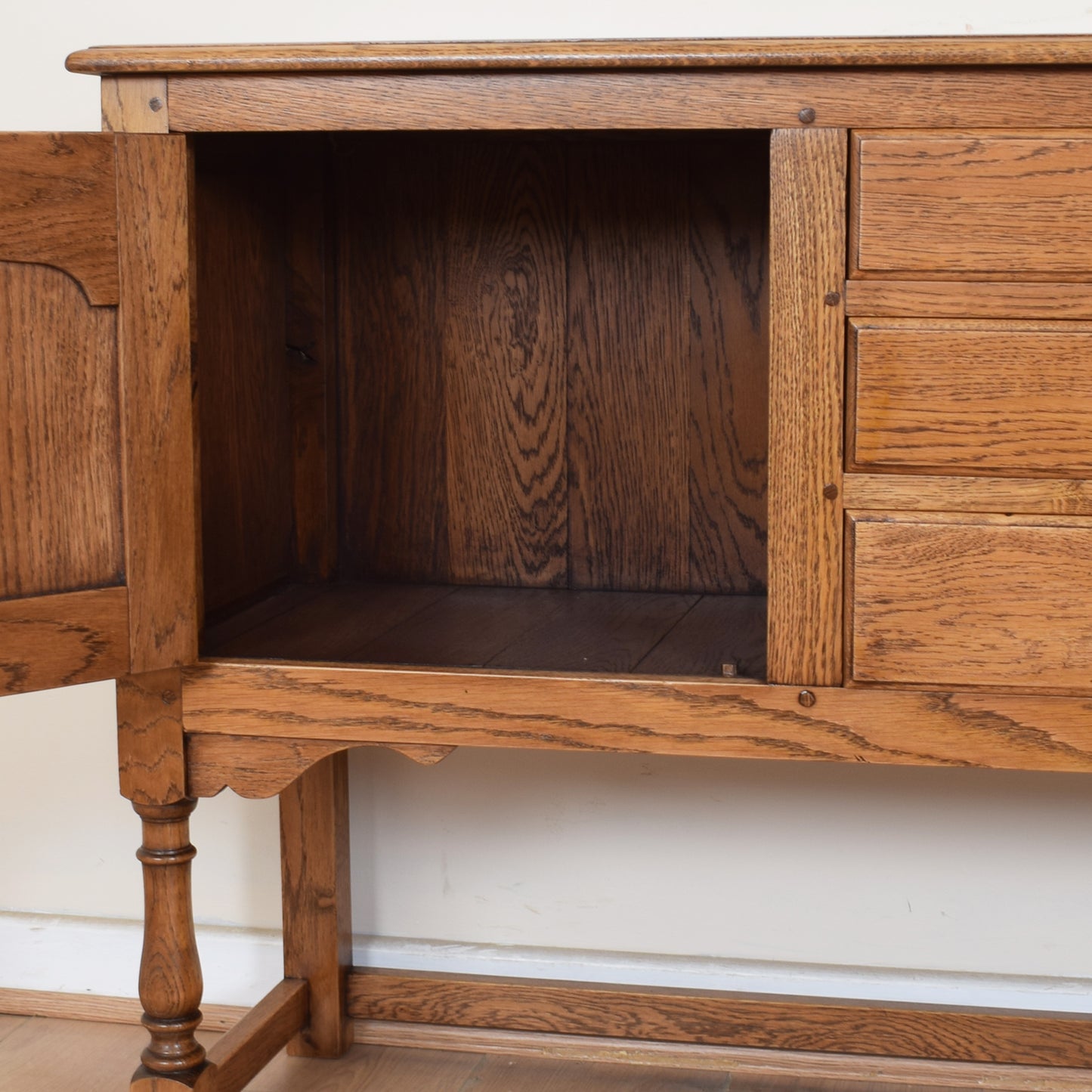 Vintage Titchmarsh and Goodwin Oak Sideboard