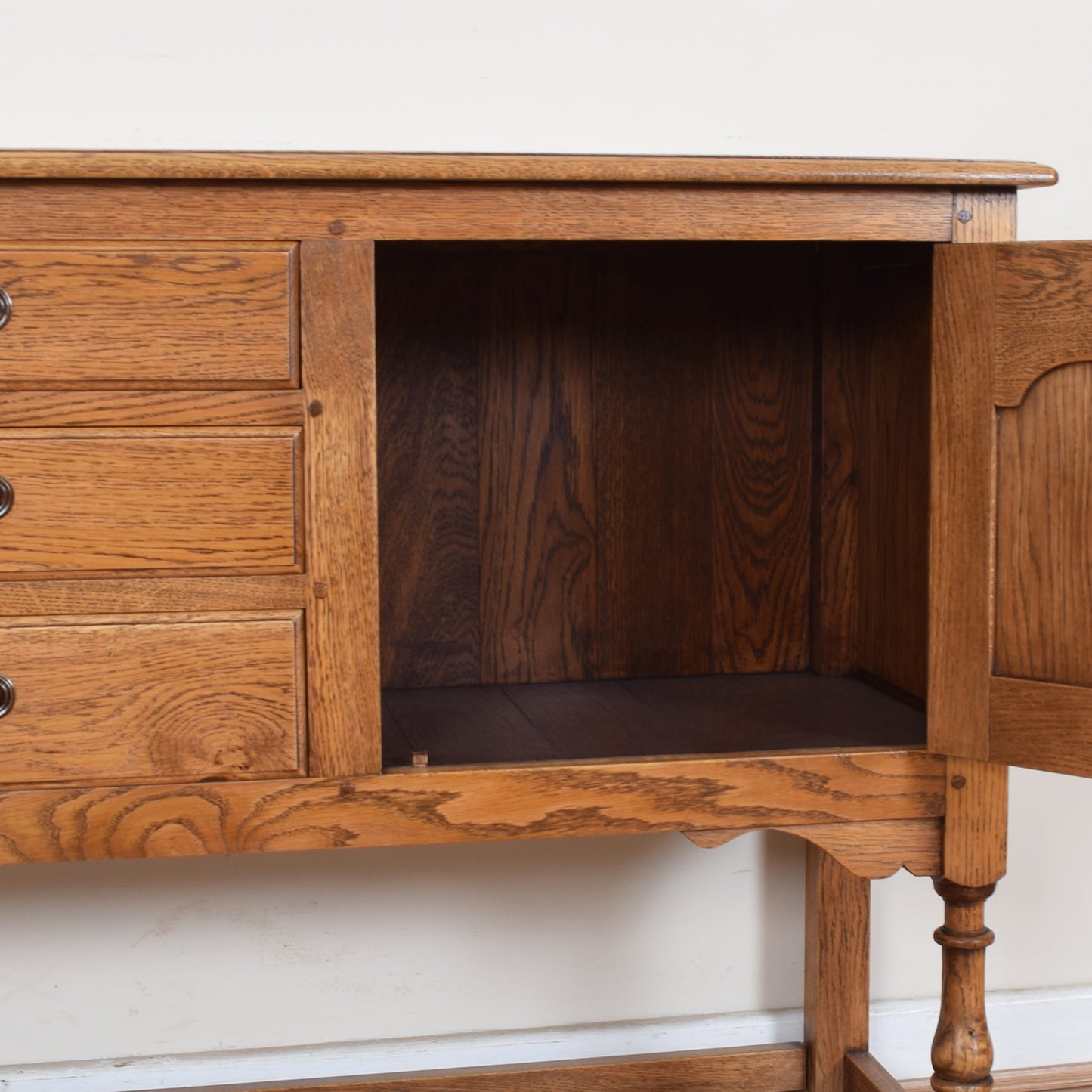 Vintage Titchmarsh and Goodwin Oak Sideboard
