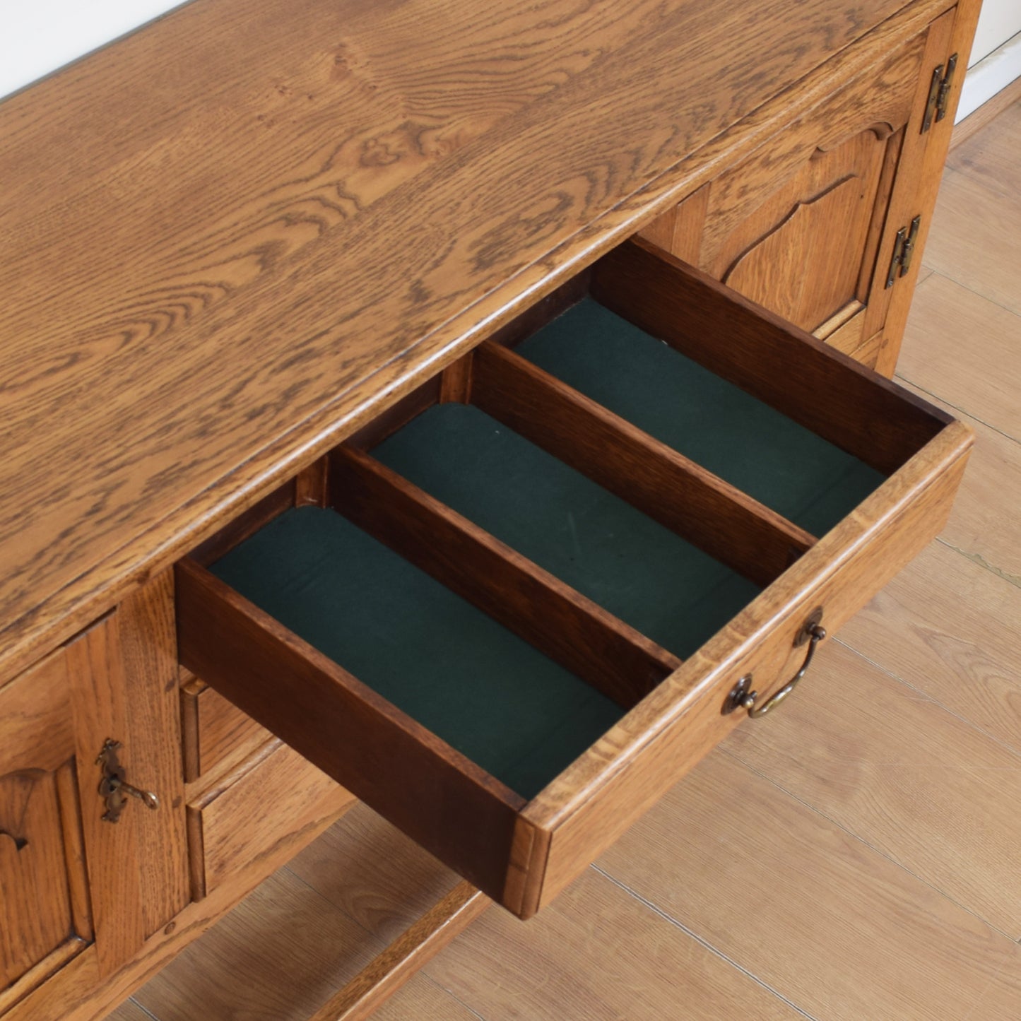 Vintage Titchmarsh and Goodwin Oak Sideboard
