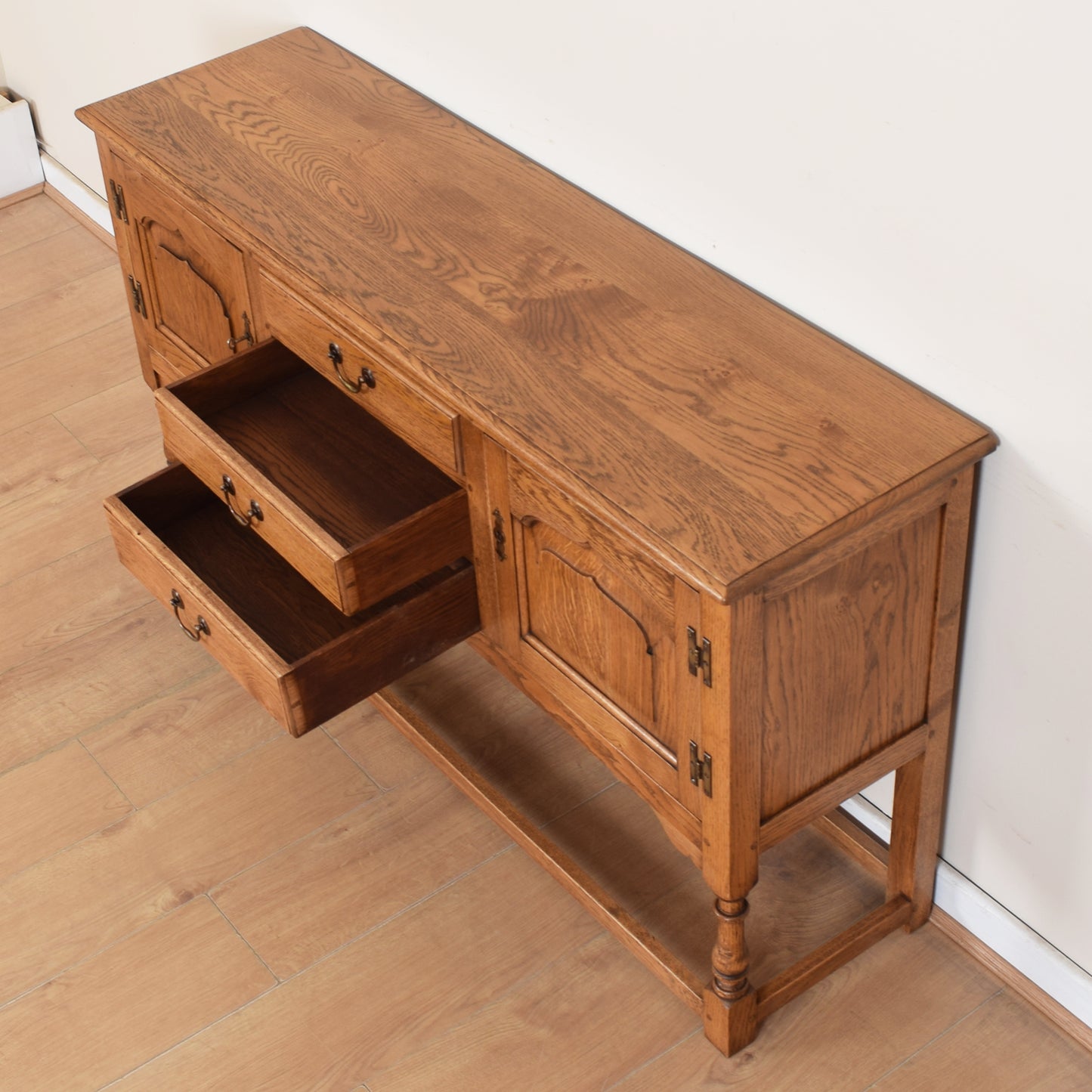 Vintage Titchmarsh and Goodwin Oak Sideboard