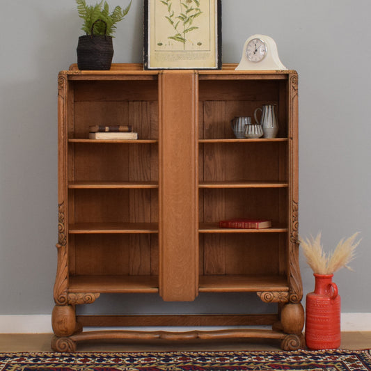 Refinished Oak Bookcase