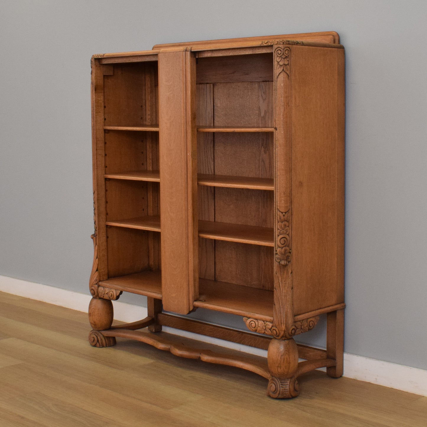 Refinished Oak Bookcase