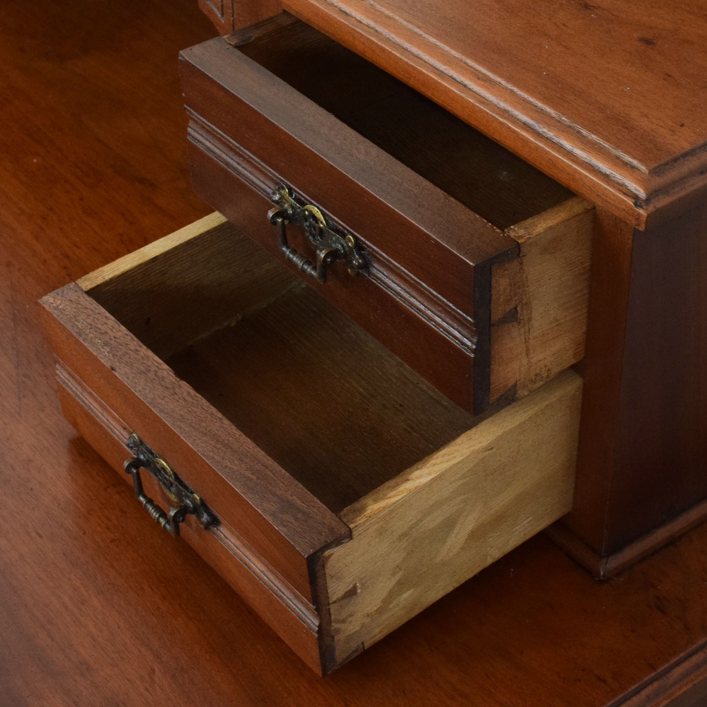 Carved Mahogany Dressing Table