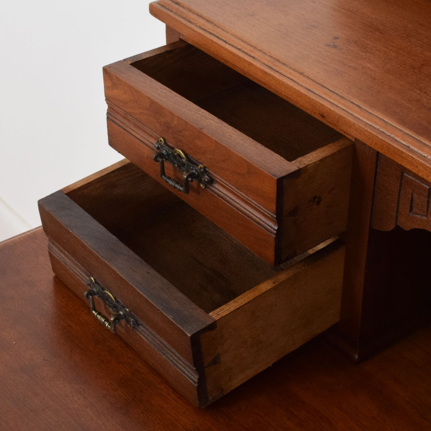 Carved Mahogany Dressing Table
